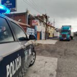 Detiene la Policía municipal de Apizaco a tráiler que se daba la fuga.