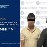 APREHENDE FGJE A HOMBRE POR HOMICIDIO CALIFICADO Y HOMICIDIO CALIFICADO EN GRADO DE TENTATIVA