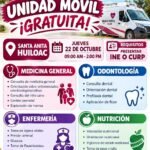 UNIDAD MÓVIL GRATUITA EN SANTA ANITA HUILOAC!